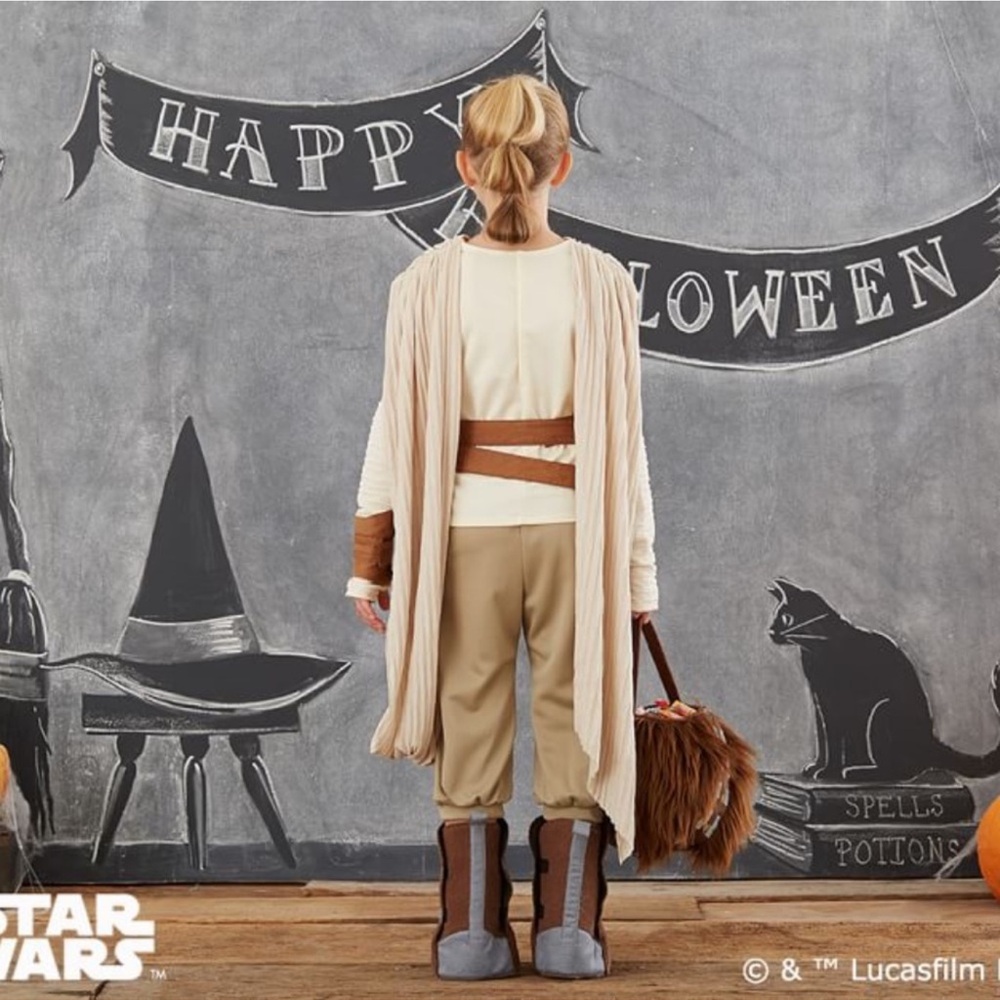 Kids Star Wars™ Rey™ Halloween Costume - Picture 3 of 7